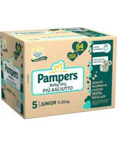 Pampers Babydry Quadri TG.5 11-25KG 64PZ