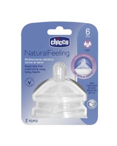 Chicco Tettarella Natural Feeling Flusso Veloce 2pz