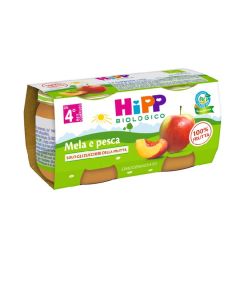 Hipp Omogeneizzato Bio Frutta Pesca - 2X80GR