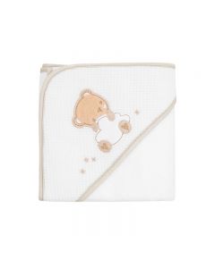 Kikkaboo Accappatoio Quadrato Spugna Dream Beige     