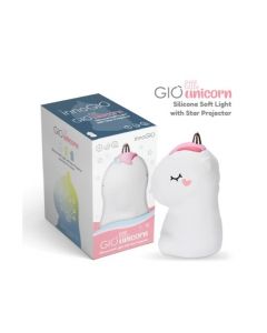 Gio' Lampada in Silicone Unicorn con Proiettore