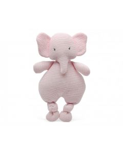 Kiokids Peluche Cotone Elefante, Rosa - 3426