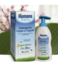 Humana Baby Care Detergente Corpo e Capelli 300ml