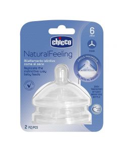 Chicco Tettarella Natural Feeling Flusso Pappa 2 pezzi