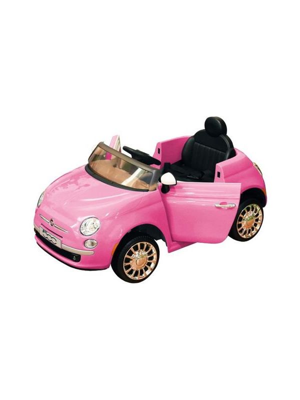 Globo Auto Elettrica Fiat 500 Rosa Radiocomandata 12V