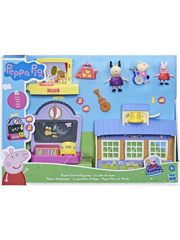 Peppa Pig – Set da gioco con 5 personaggi e accessori per bambini