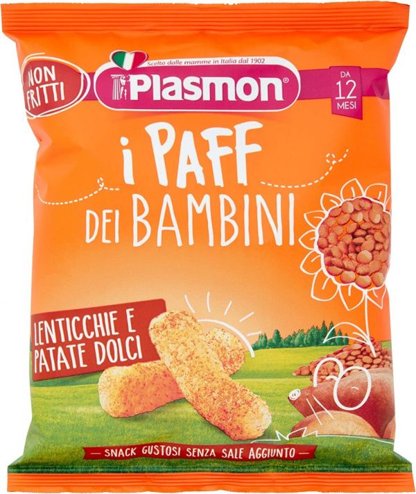 Plasmon Paff Lenticchie E Patate Dolci 15gr